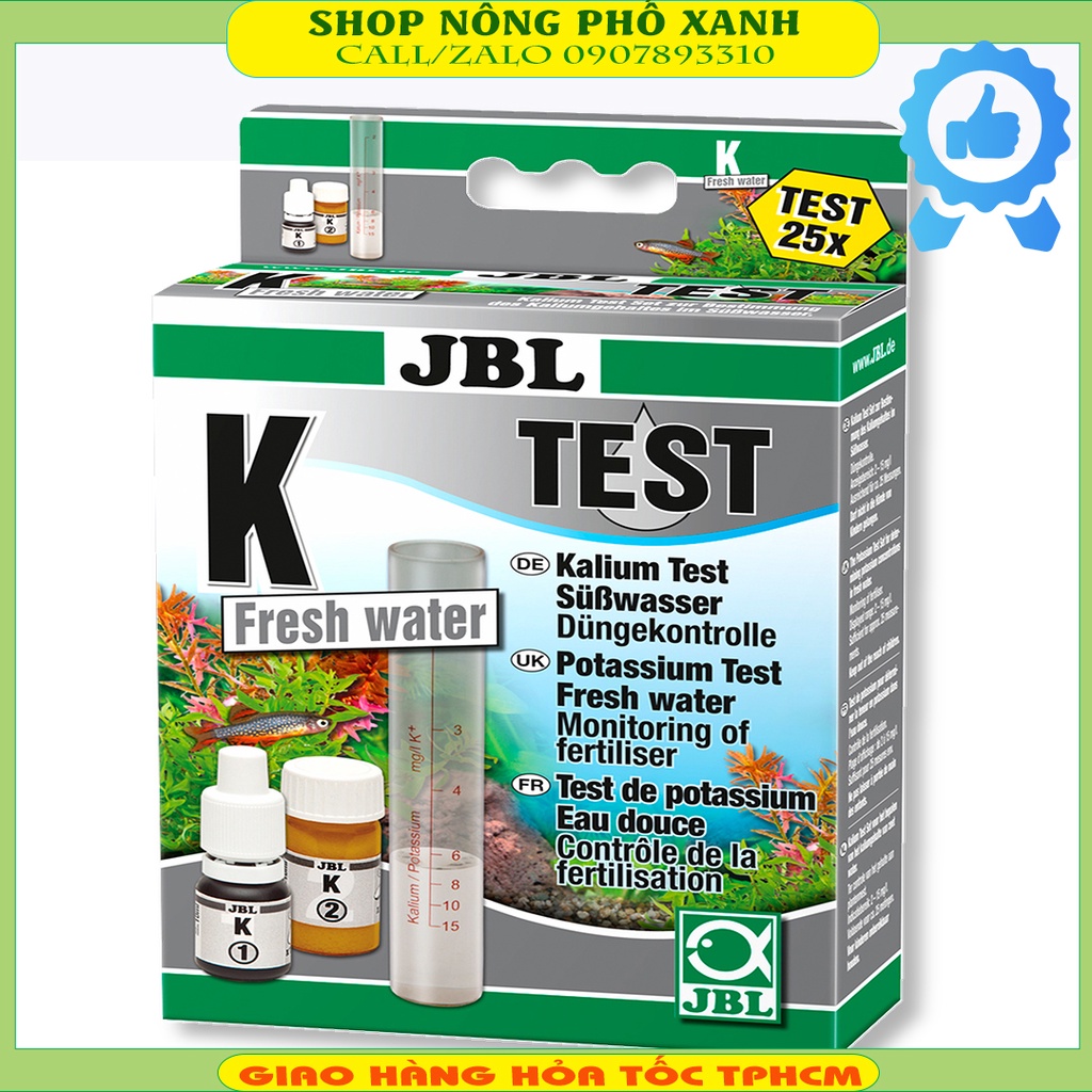 Bộ test kiểm tra nồng độ kali trong nước hiệu jbl đức