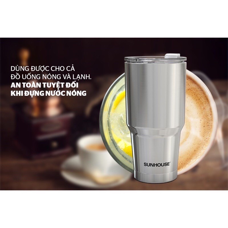 BÌNH GIỮ NHIỆT INOX 304 SUNHOUSE 900ML Và 450ML HÀNG CHÍNH HÃNG
