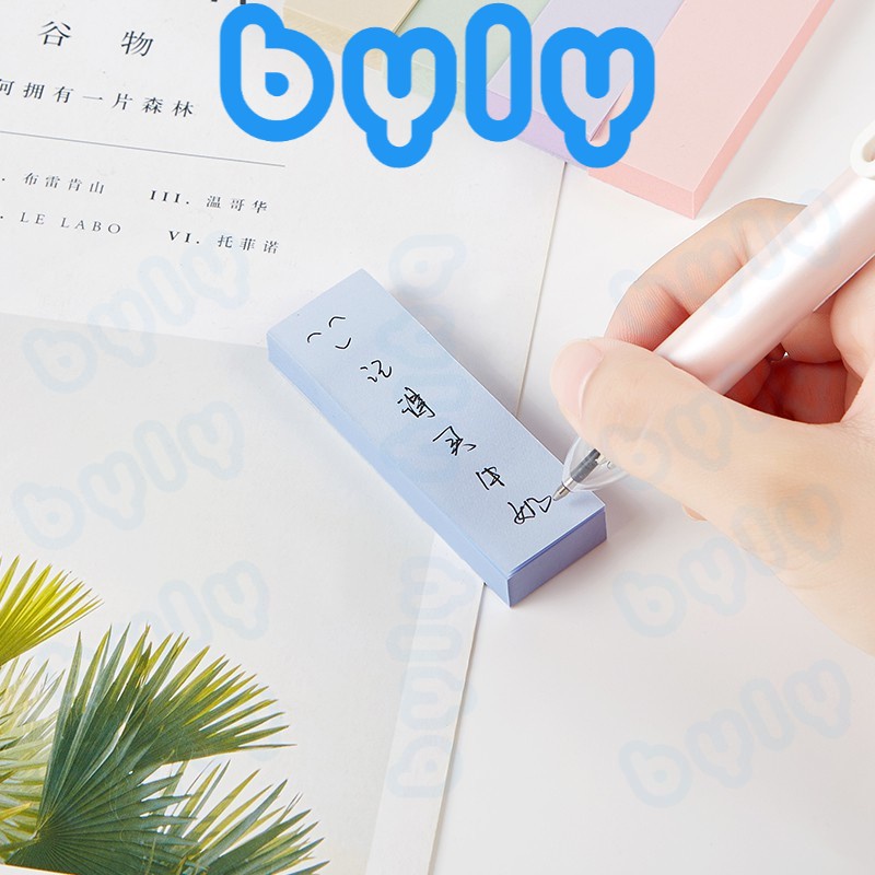 [Ship hỏa tốc] Sticky Note nhiều màu Macaron - 100 tờ / màu Baoke - TZ3009 - TZ3010 - TZ3011 - ByLy Store