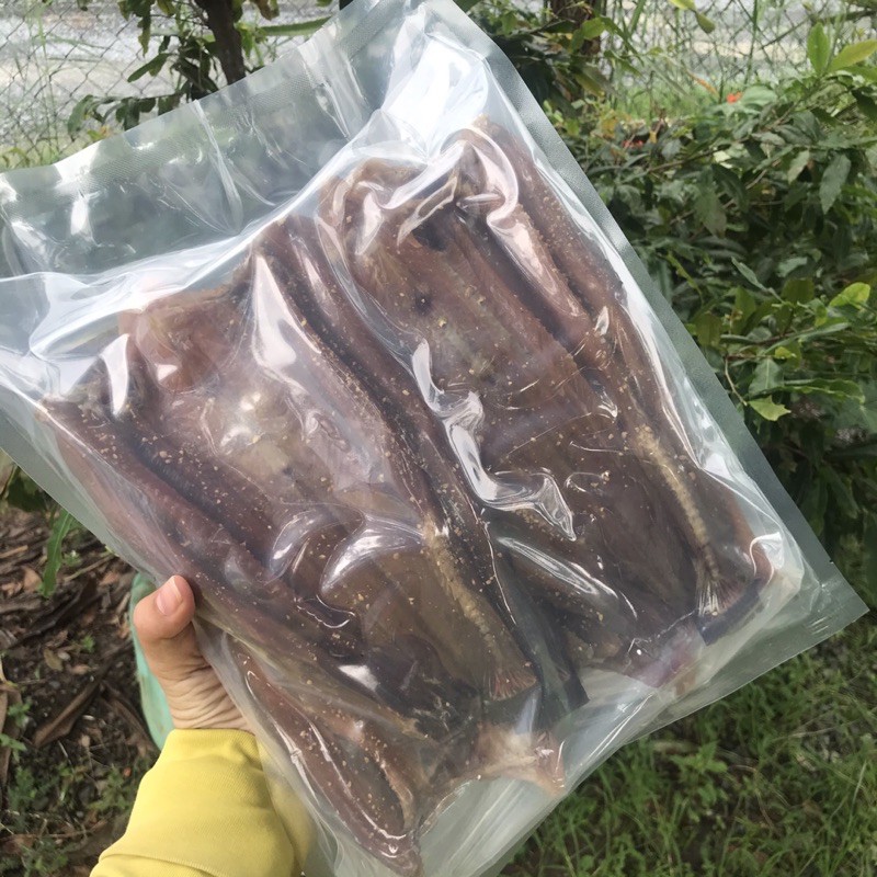 [Đặc sản Cà Mau] Khô cá lóc THIÊN NHIÊN ngọt thịt thơm ngon, Khô lóc tiêu sọ được phơi dưới nắng an toàn - Bà Na Food
