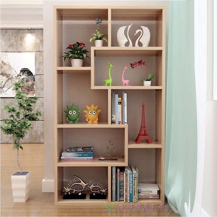 Kệ sách gỗ chữ u gỗ MDF loại tốt uy tín, Kệ Gỗ Trang Trí Nhà Hiện Đại 145x70x20cm