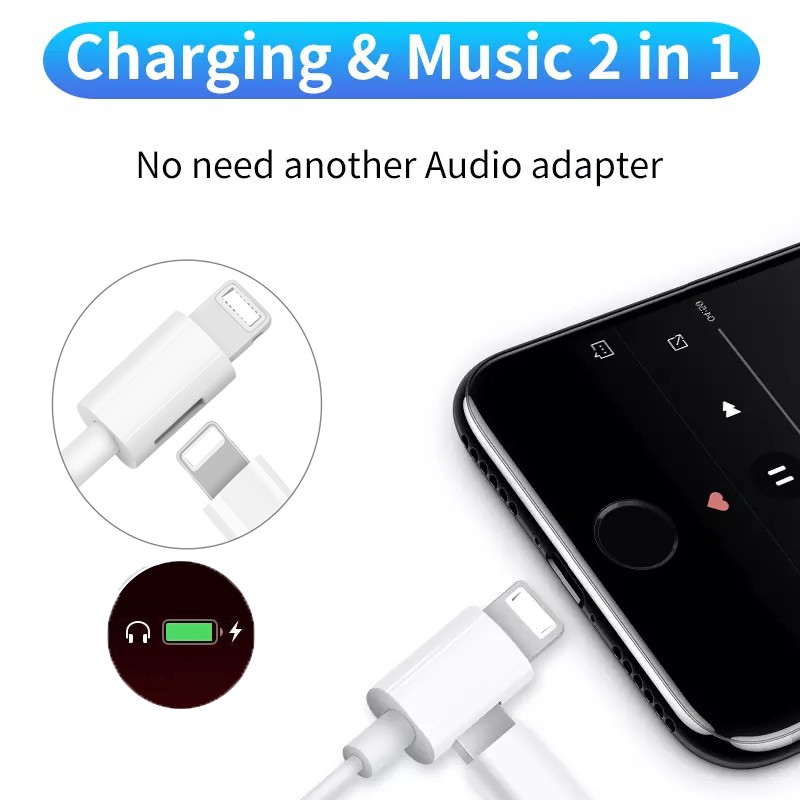 Tai Nghe Bluetooth Có Dây 2 Trong 1 Cho Iphone