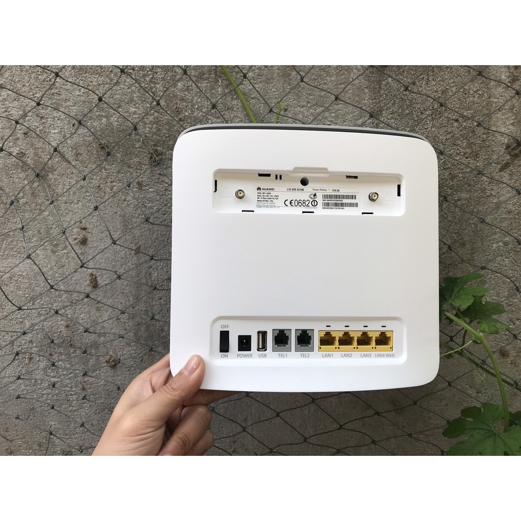 [HÀNG CHÍNH HÃNG HUAWEI] Bộ phát Wifi 4G Huawei E5186s-22A, Cat6 4G+, 300Mbps, hỗ trợ 64 users