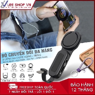 Cáp Chuyển Đổi 2 Đầu Lighting 3.5mm LXS08 Hỗ Trợ Mic – Jack Chuyển Tai Nghe IPhone Chơi Game Nghe Nhạc