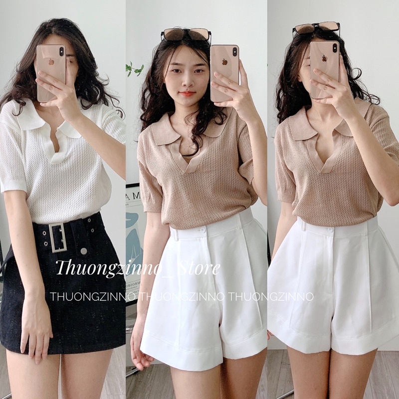 [Ảnh thật/Video] Áo Croptop Dingg Mới cổ đức Chất Chiffon Tay Phồng Thiết Kế Ngọt Ngào Cho Phái Nữ