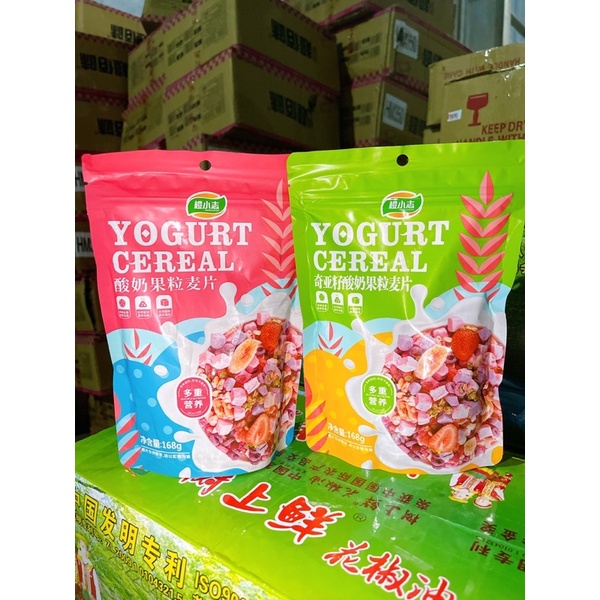 Ngũ cốc sữa chua hoa quả,Ngũ cốc dinh dưỡng ăn kiêng hãng MEIZHOUSHIKE