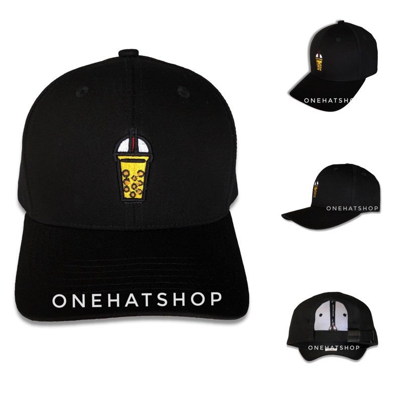 Nón lưỡi trai logo trà sữa trân châu [Chất Lượng Cao] - brand onehatshop