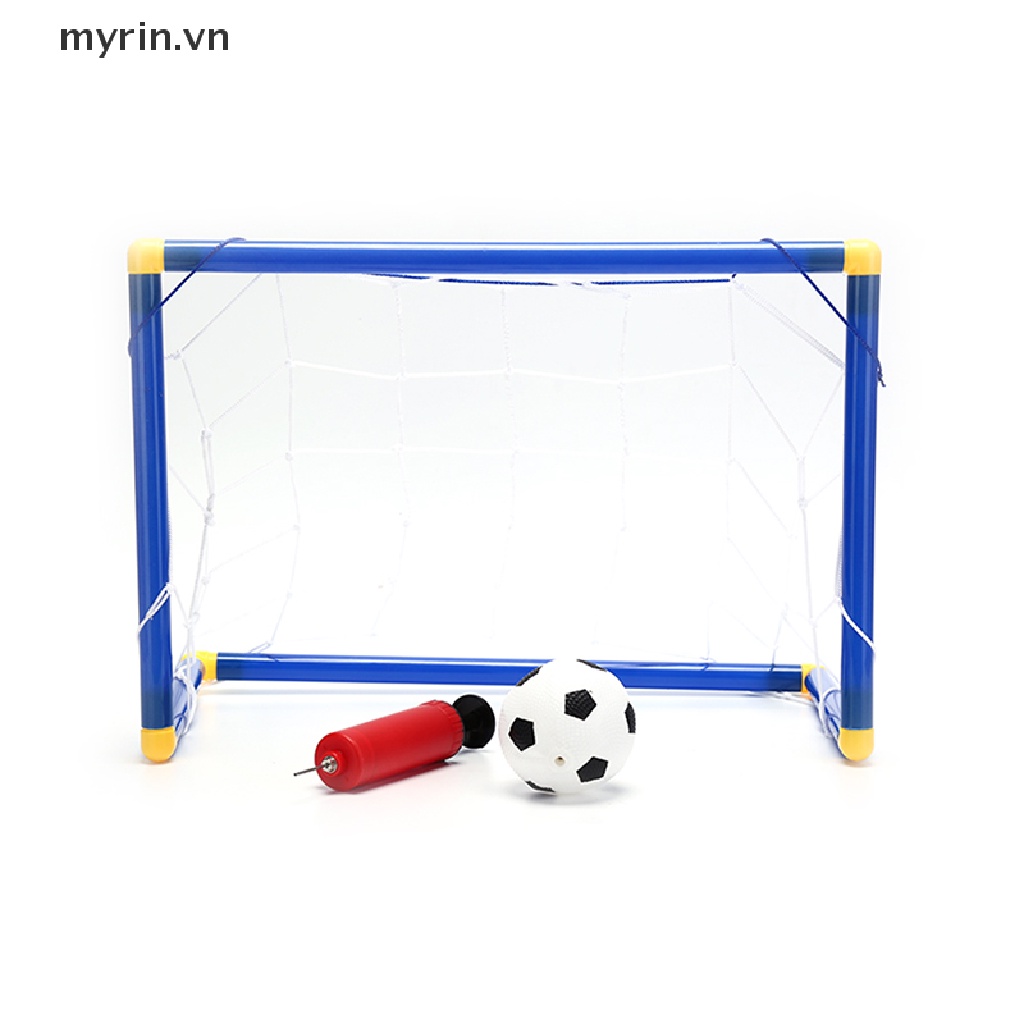 Bộ Lưới Chơi Bóng Đá Mini Gấp Gọn Kèm Bơm Dành Cho Trẻ Em