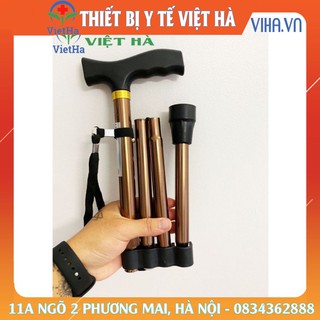 Ba toong, gậy chống 4 khúc gấp gọn cho người già