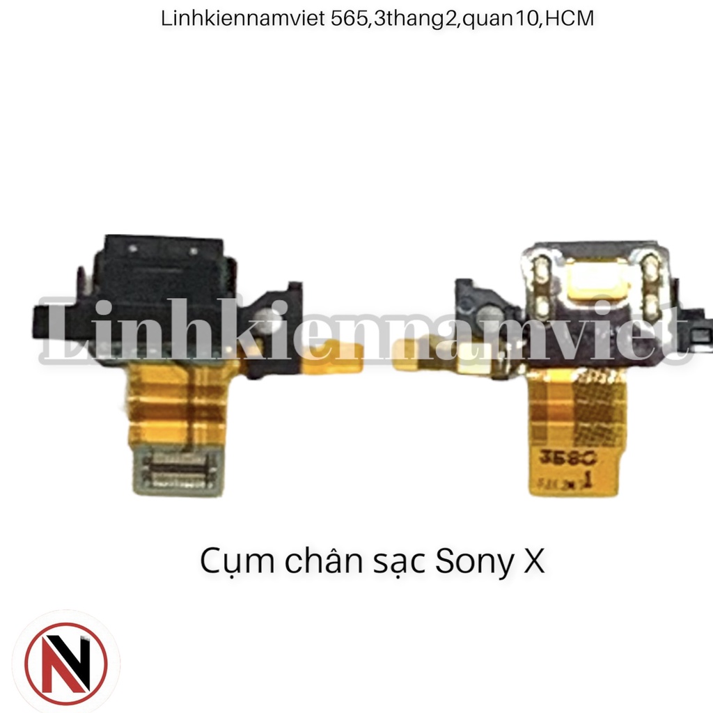 Cụm chân sạc Sony X zin new
