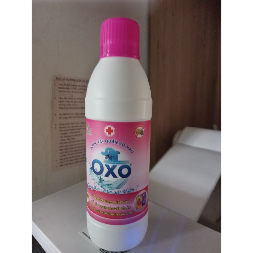 Nước tẩy quần áo tracatu 500ml- oxo 300ml