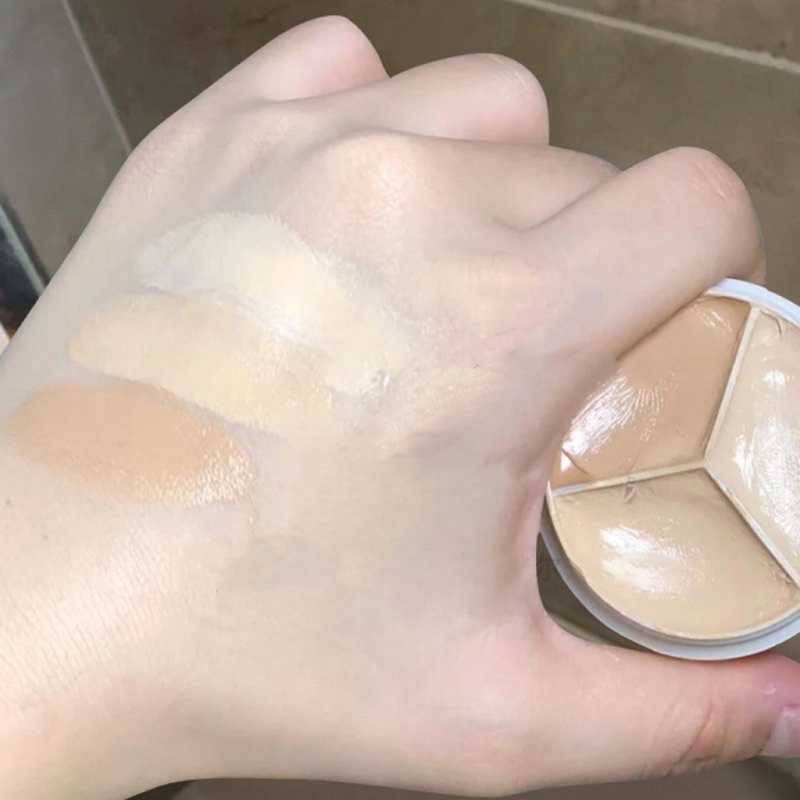 B7 Kem Nền Che Khuyết Điểm 3 Ngăn Màu Siêu Tự Nhiên Độ Che Phủ Cực Tốt, Che Quầng Thâm Mắt, Che Mụn Và Nám Ok