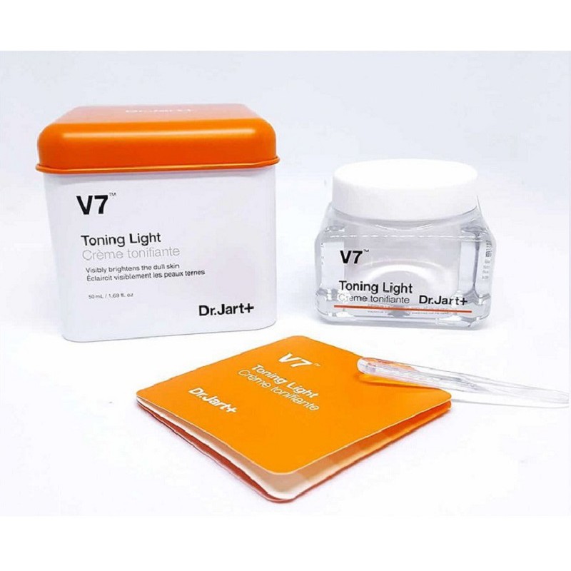 [ Hàng Chuẩn ] Kem Dưỡng Trắng Da V7 Toning Light Dr.Jart+, Lọ 50ml, Giúp Da Mặt Luôn Tươi Sáng Mịn Màng