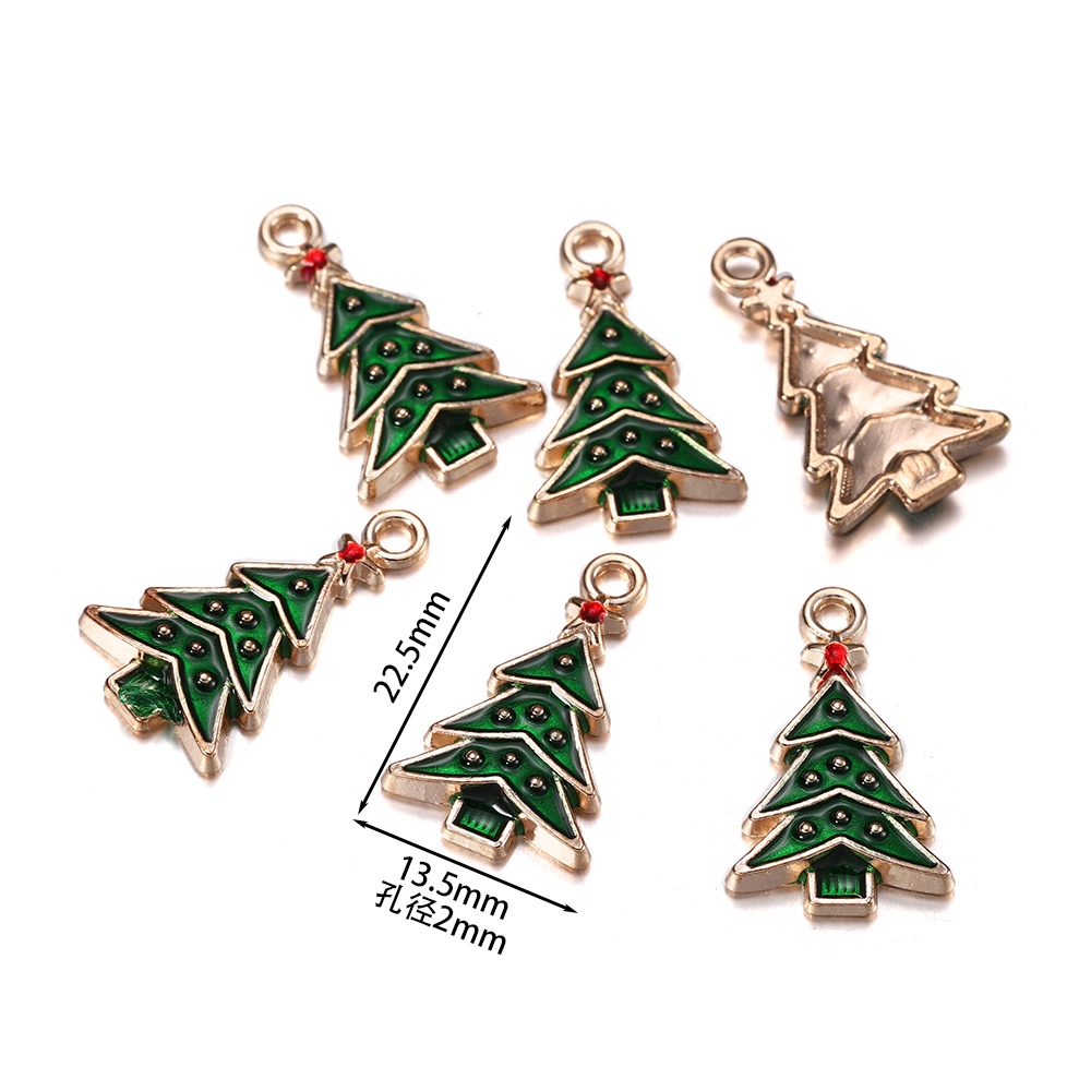 Set 20 Phụ Kiện Trang Trí Giáng Sinh Bằng Hợp Kim Xinh Xắn