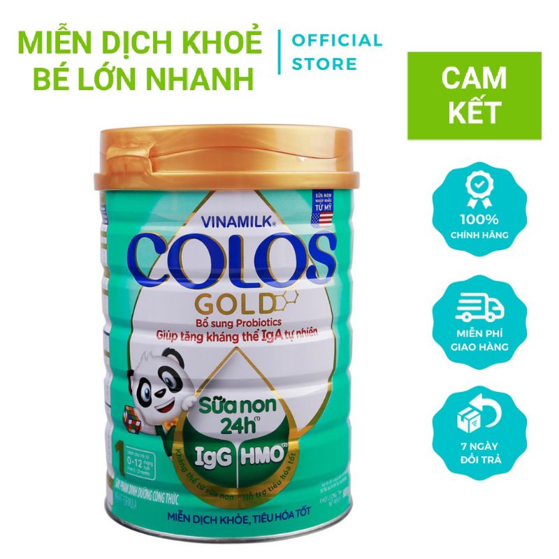 Sữa Non Vinamilk Colos Gold bổ sung sữa non 24h số 1 800g kèm quà