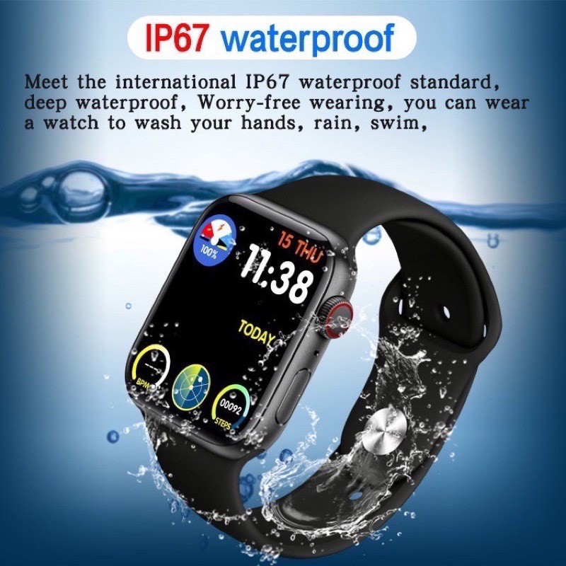 Đồng Hồ Thông Minh HW22 Pro - Smartwatch Series 6 Bản Cao Cấp - Kháng Nước IP67 - Tùy Biến Hình Nền - Navis PK