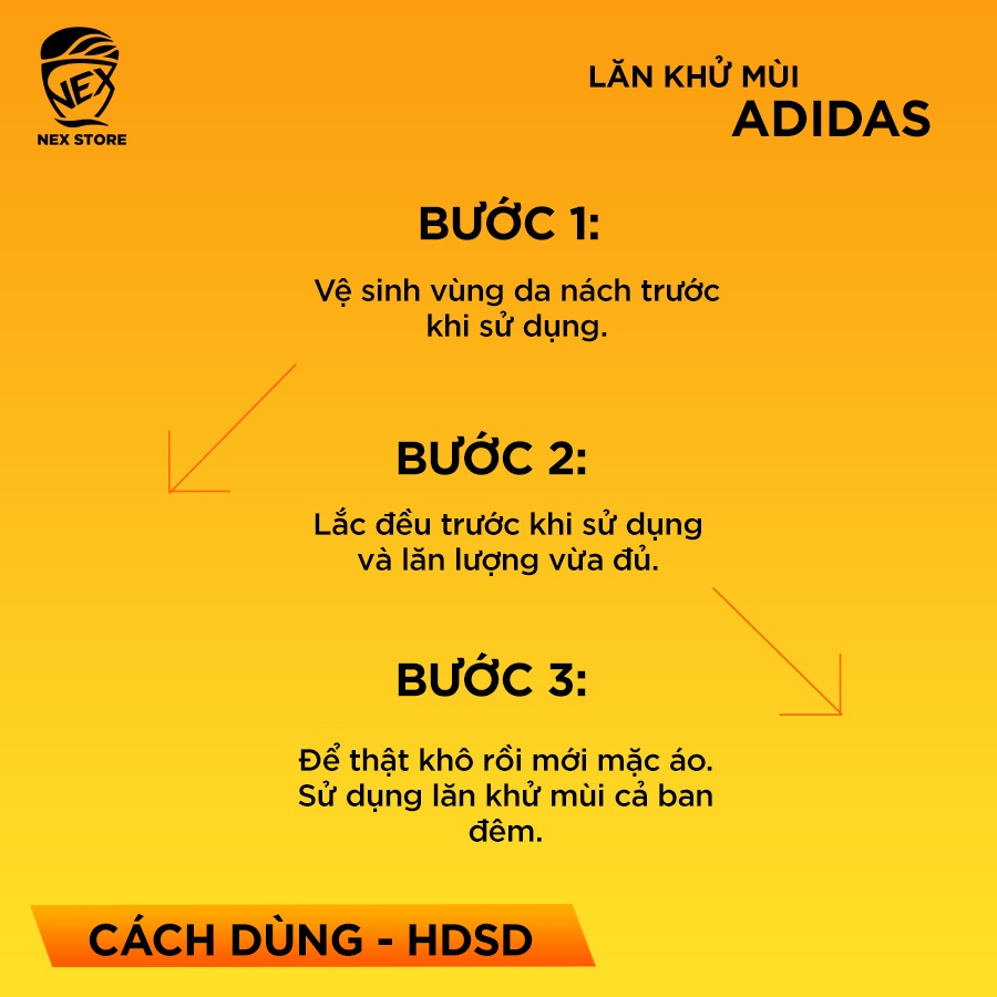 Lăn khử mùi nam, lăn nách nam Adidas chính hãng bản cao cấp 2021 - NeX Store | BigBuy360 - bigbuy360.vn