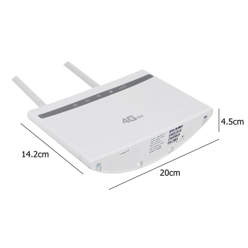 Modem Wifi 4G ZTE CP101 | 150Mbps | 32 user, 3 port LAN (đã kèm anten)