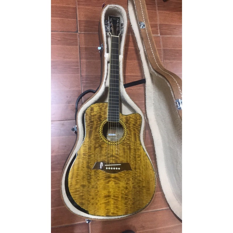 Đàn Guitar FullSolid gỗ Koa Việt Nam. Shop guitar isaac tại Hà Nội