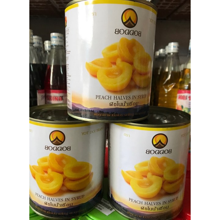 Đào ngâm Thái Lan - 1 lon 820gam