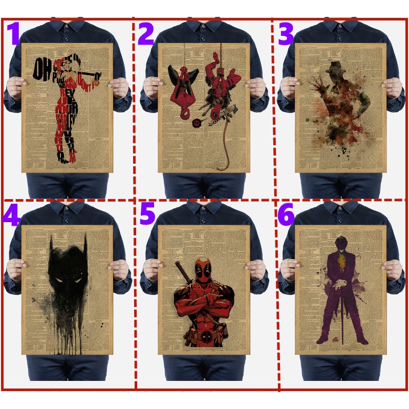 Tranh Treo Tường Trang Trí Phong Cách Retro Cá Tính