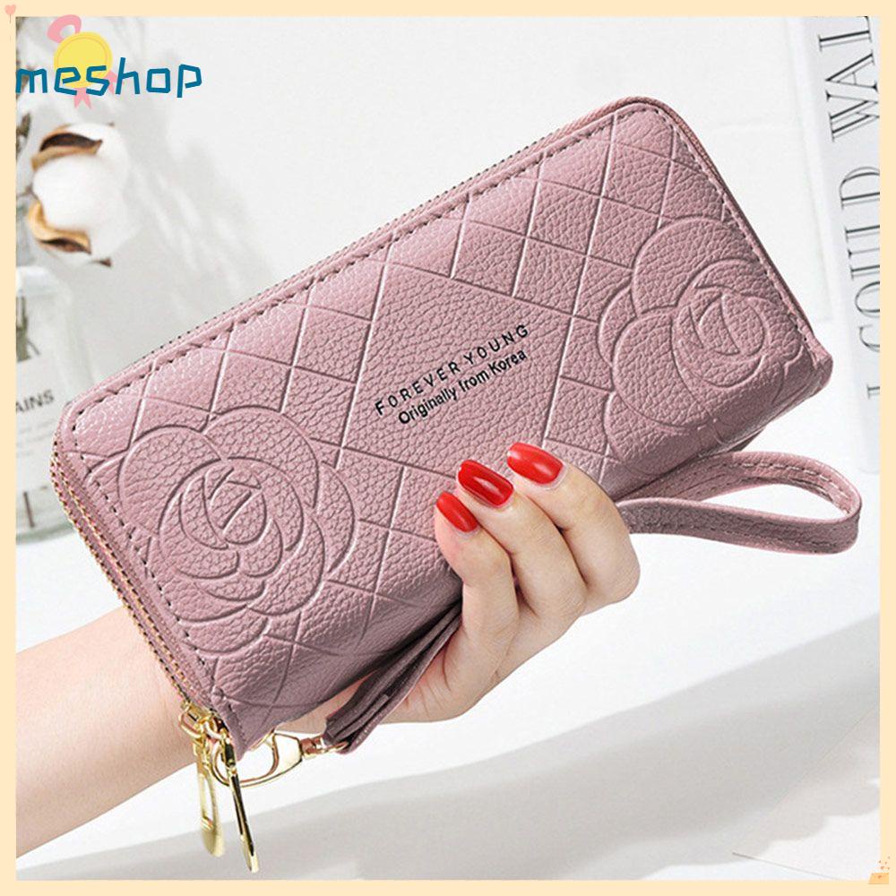 Ví Cầm Tay Dáng Dài Có Ngăn Đựng Thẻ / Điện Thoại Thời Trang Cho