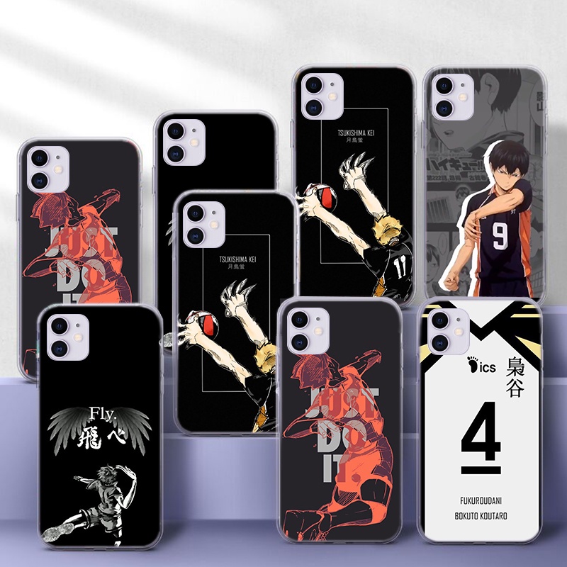 Ốp điện thoại mềm trong suốt họa tiết Haikyuu mã 29TY thích hợp cho IPHONE 5 5S SE 2020 6 6S 7 8 Plus X