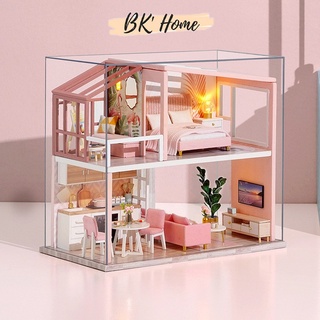 Mô hình nhà búp bê diy CUTEROOM doll house mô hình miniature heart warming life
