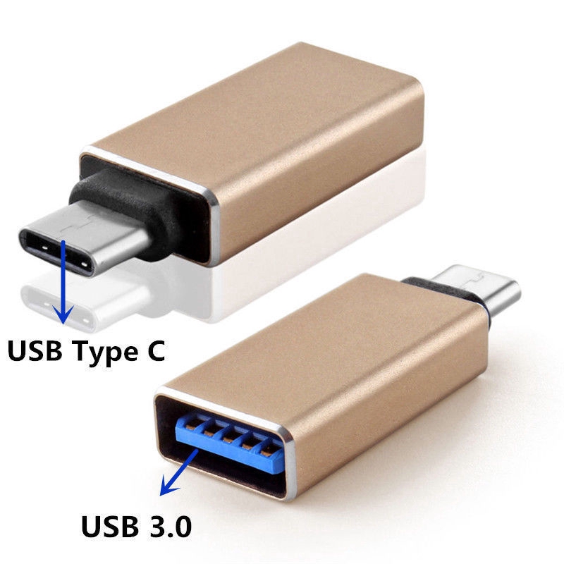 Aluminium USB3.1 Type C Male to USB 3.0 A Female Converter USB-C Cable Adapter