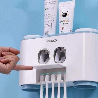 HỘP ĐỰNG BẢN CHẢI, NHẢ KEM ĐÁNH RĂNG TREO TƯỜNG COCO