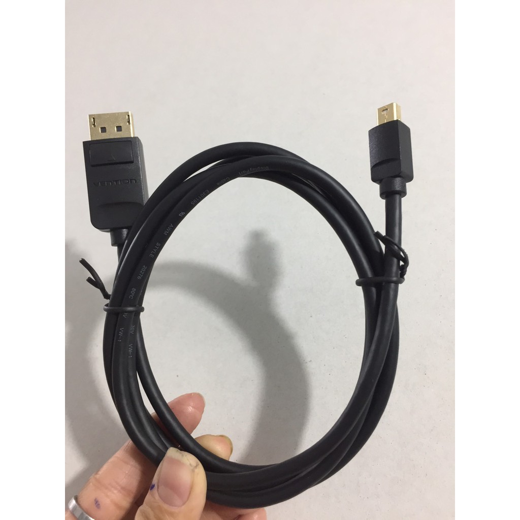 [Mini DP to DP] Cáp chuyển đổi 2 chiều Mini DP và DP 4K@60Hz Vention HAABG