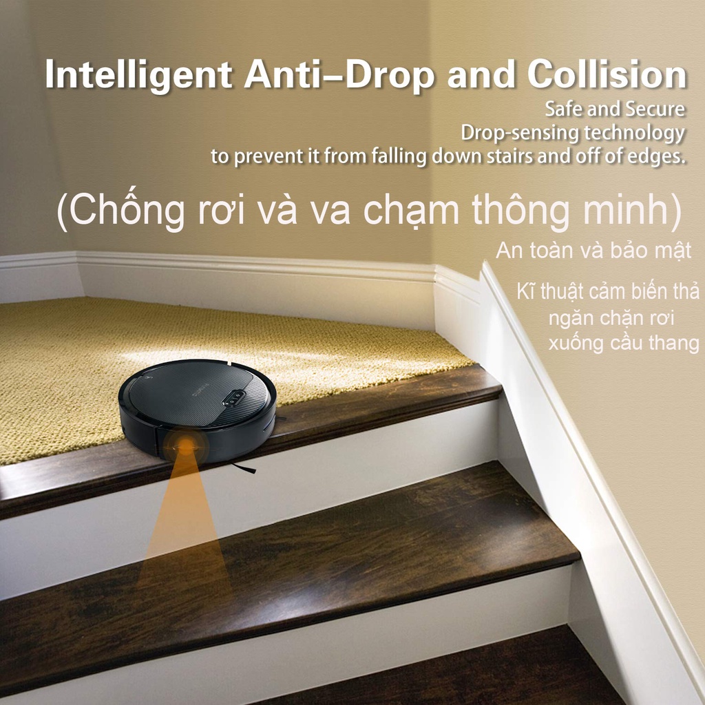 Bảo Hành 15 Tháng Robot Hút Bụi Lau Nhà Thông Minh Tự Động Sạc Pin - Intelligent Robot Cleaner