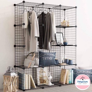 Tấm lưới sắt đa năng lắp ghép TỦ QUẦN ÁO-KỆ SÁCH-TREO TƯỜNG