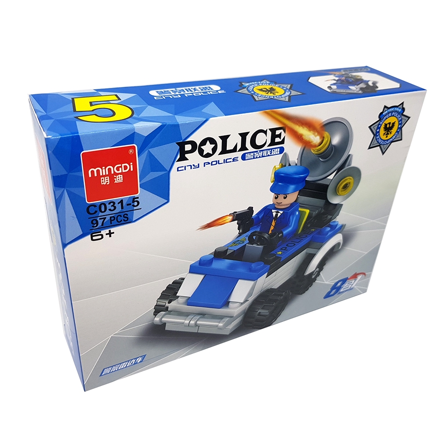 Bộ đồ chơi lắp ghép lego xếp hình xe cảnh sát POLICE