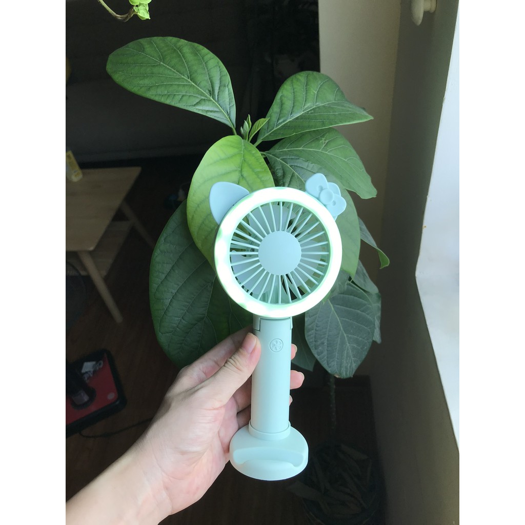 [Chính hãng] Quạt cầm tay mini IMEBOBO, Quạt cầm tay mini tai thú, Quạt 3 tốc độ, Quạt cảm ứng mini tặng kèm 4 cặp nơ | BigBuy360 - bigbuy360.vn