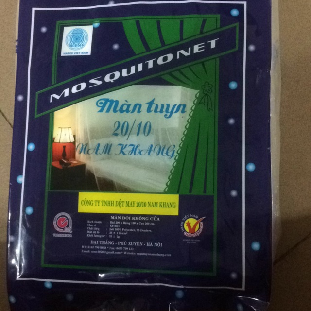 Màn tuyn trắng 20/10 tu 1m2 den 2m x 4m