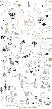 Sticker làm scrapbook