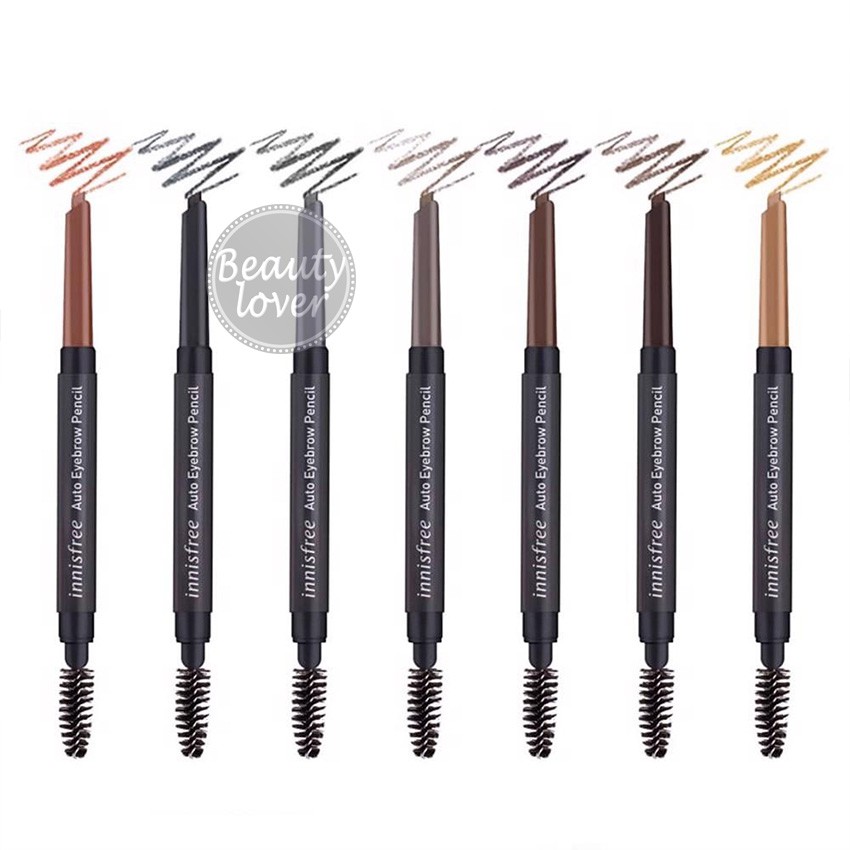 Chì Kẻ Chân Mày Innisfree Auto Eyebrow Pencil 0.3g - Beauty Lover Không Gây Kích Ứng Da