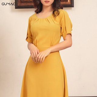 Đầm xếp cổ tay kiểu DA440 GUMAC
