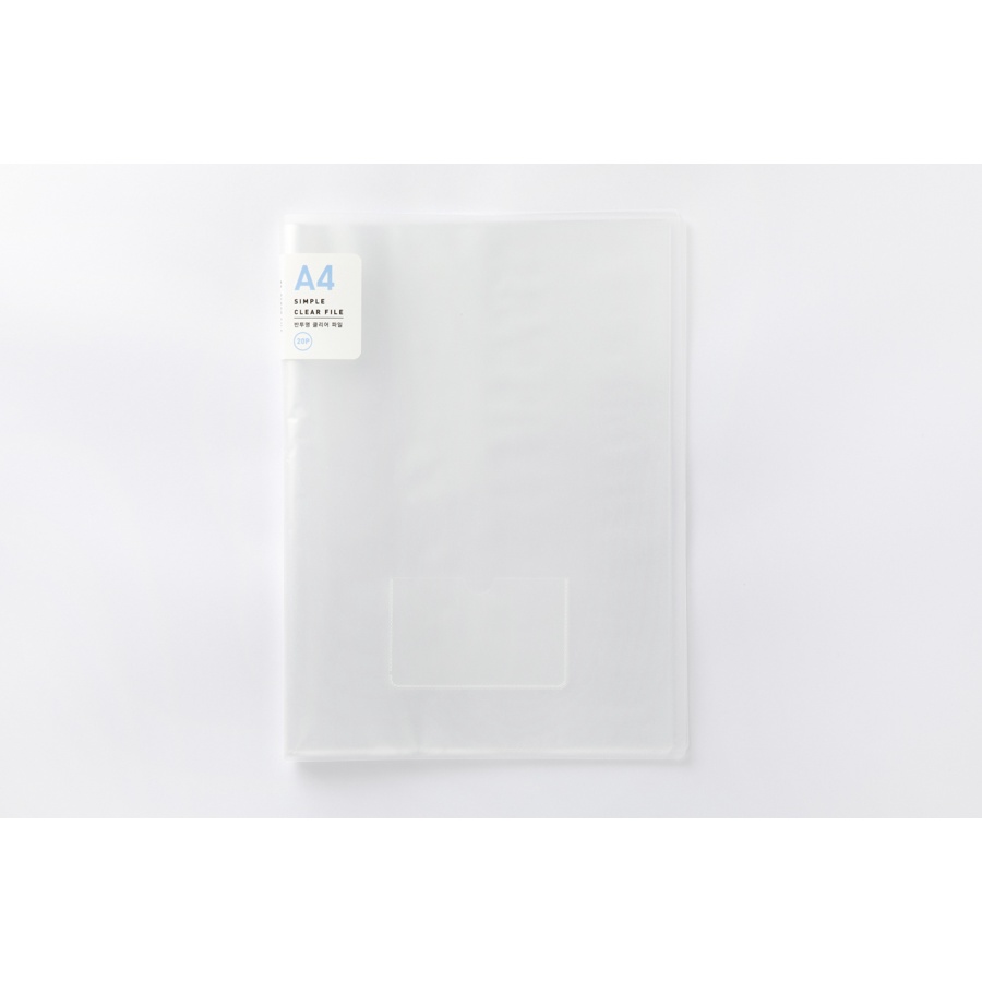 Bìa Đựng Tài Liệu ARTBOX Hàn Quốc 20 Ngăn Trong Suốt