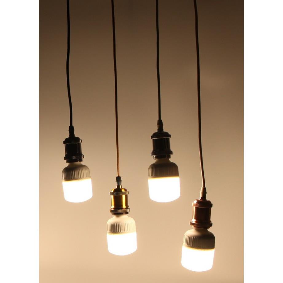 Bộ 10 dây đèn thả cổ điển bóng đèn led búp trụ trang trí 5w