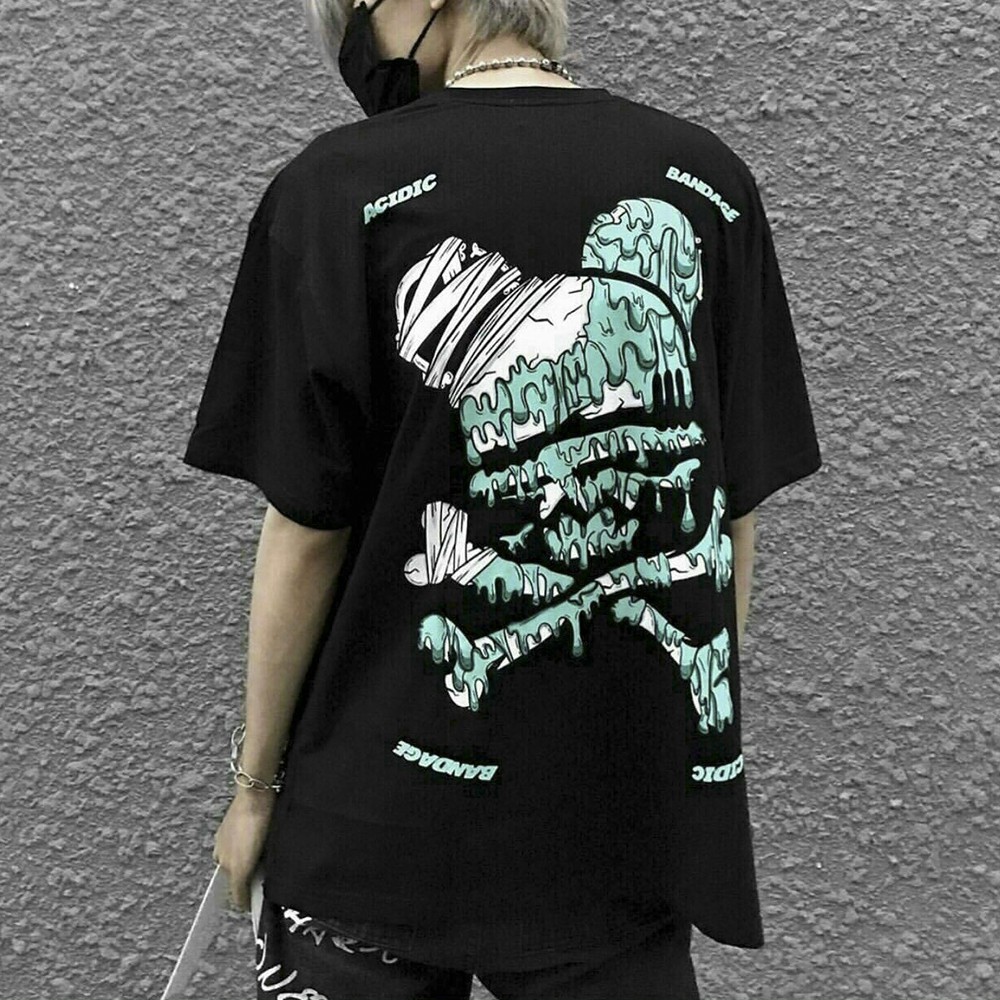 Áo thun tay lỡ Unisex ACIDIC Local Brand, Áo phông streetwear form rộng BIBINO Tee Basic Oversize