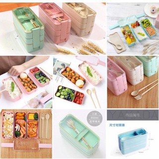 HỘP CƠM VĂN PHÒNG LÚA MẠCH 3 TẦNG