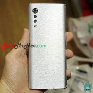 Skin Dán Mặt Sau Lưng Vân Nhôm LG Velvet