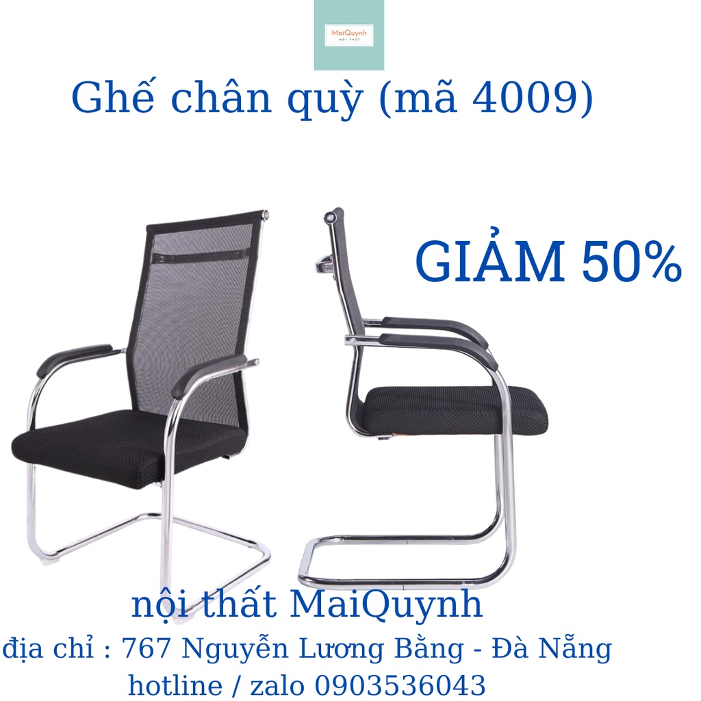 Ghế văn phòng ghế chân quỳ nhún 4009