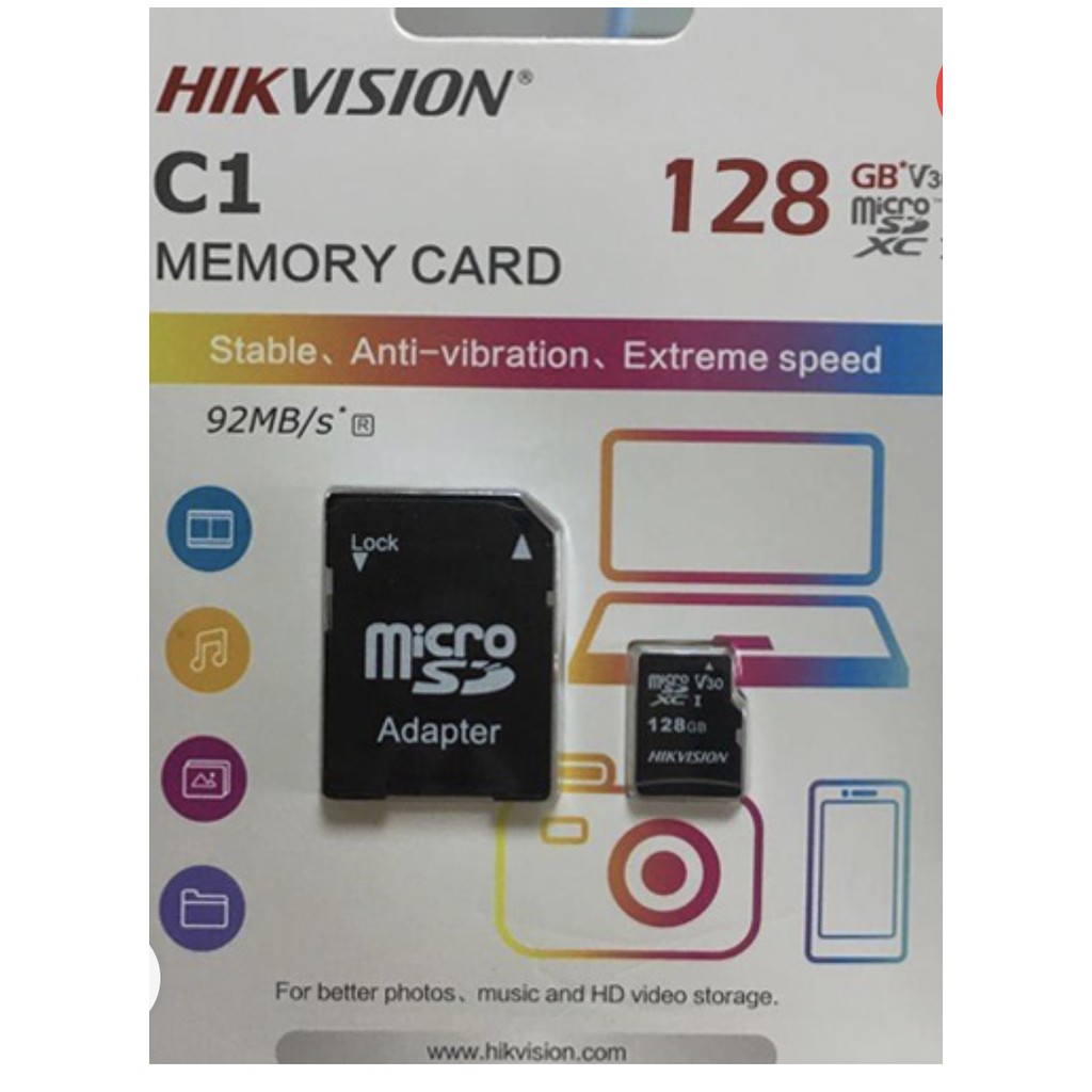 Thẻ nhớ HKVISON 128GB-Hàng chính hãng