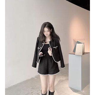 Set dạ Tracy tweed set