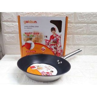 Chảo innox chống dính goldsun phi 28