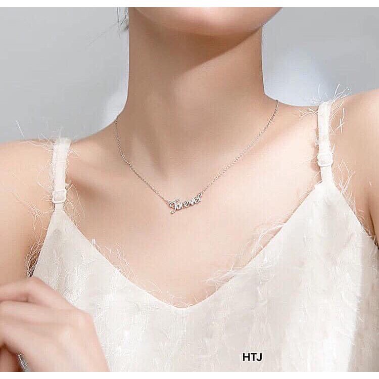 Dây chuyền FOREVER bạc ta cao cấp LINH MIU SILVER