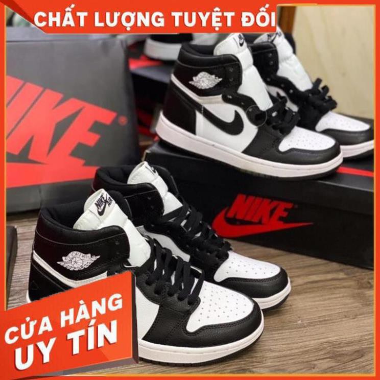 GIÀY jordan pandan  SNEAKER NAM NỮ JD1 CAO CỔ ĐEN TRẮNG HOT TREND